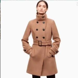Aritzia Babaton Bromley Wool Coat - Size M - Classic & Cozy Cashmere/Wool Blend